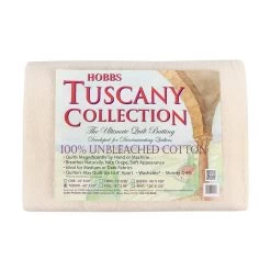 Tuscany Collection 100% Unbleached Cotton Throw Quilt BattingHobbs #TU60