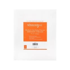 10" Medium Cut-Away Embroidery Stabilizer 40 PackKimberbell #KDST116