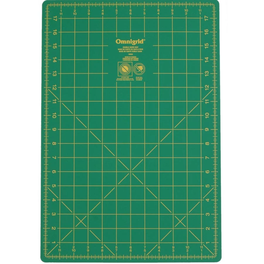 Omnigrid 12" X 18" Double Sided Cutting MatOmnigrid #18MDS 1 Omnigrid 12" X 18" Double Sided Cutting MatOmnigrid #18MDS