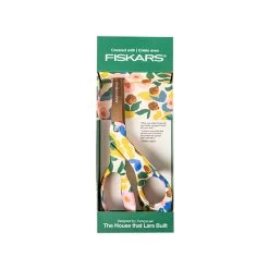 Created With Fiskars 8" Playful Posies Bent ScissorsThe House That Lars Built For Fiskars #194542-1002 -Fabric Sewing Store 194542 1002 pack