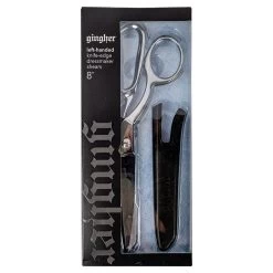 Gingher 8" Left-Handed Knife Edge Dressmaker ShearsGingher #220530-1101 -Fabric Sewing Store 220530 1101 pack