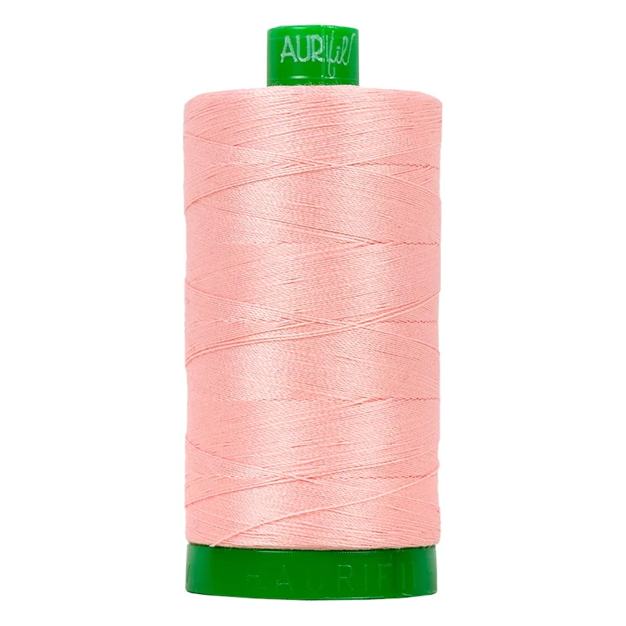 40wt Aurifil Blush 100% Cotton Mako ThreadAurifil #MK40-2415 1 40wt Aurifil Blush 100% Cotton Mako ThreadAurifil #MK40-2415
