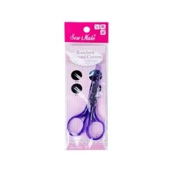 3.5" Lavender Cotton Candy Curved Blade Embroidery ScissorsSew Mate #ES-1195CB-TL -Fabric Sewing Store 3.5inch lavender cotton candy curved blade embroidery scissors