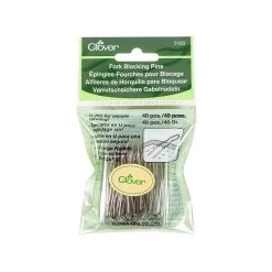 Clover Fork Blocking PinsClover #3163 -Fabric Sewing Store 3163 forkblockingpins package