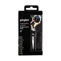 4" Gingher Rynn Designer Series Embroidery ScissorsGingher #220272-1017 -Fabric Sewing Store 4inch gingher rynn designer series embroidery scissors package