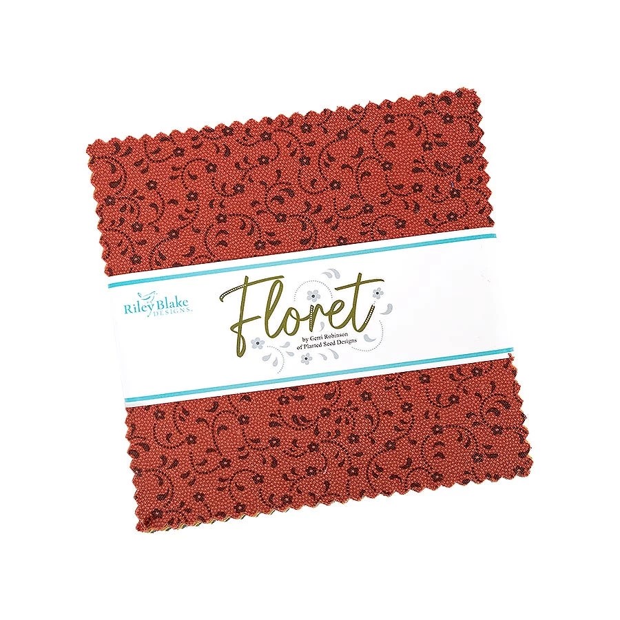 Floret 5" StackerGerri Robinson For Riley Blake Designs 1 Floret 5" StackerGerri Robinson For Riley Blake Designs