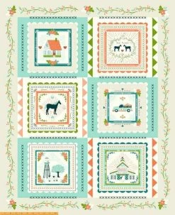 Cottage Farm Fat Quarter BundleJudy Jarvi For Windham Fabrics -Fabric Sewing Store 53248p 1 2