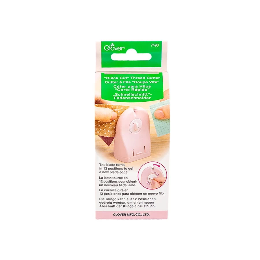 Clover Pink Quick Cut Thread CutterClover #7490CV 2 Clover Pink Quick Cut Thread CutterClover #7490CV - Image 2