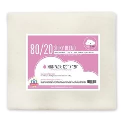 King 80/20 Silky Blend Happy Cloud Quilt BattingFat Quarter Shop