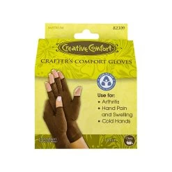 Dritz Medium Creative Comfort Crafter's Comfort GlovesDritz #82309 -Fabric Sewing Store 82309 pack