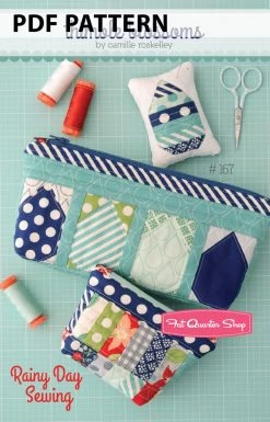 Rainy Day Sewing Downloadable PDF Quilt PatternThimble Blossoms