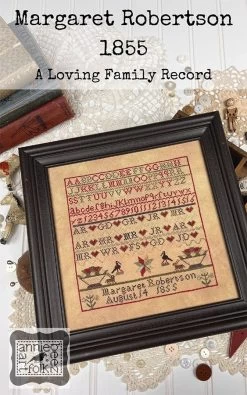Margaret Robertson 1855 Cross Stitch PatternAnnie Beez Folk Art