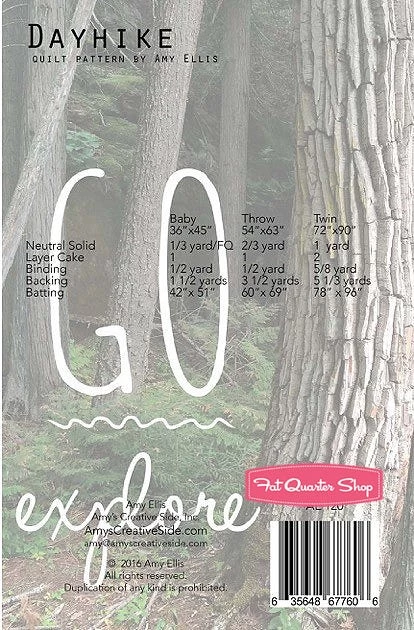 Dayhike Downloadable PDF Quilt PatternAmy Ellis Quilt Patterns 2 Dayhike Downloadable PDF Quilt PatternAmy Ellis Quilt Patterns - Image 2