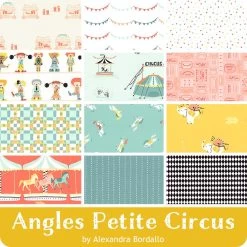 Angles Petite Circus 10" SquaresAlexandra Bordallo For Art Gallery Fabrics -Fabric Sewing Store ag anglespetitecircus ydg 900 new 3
