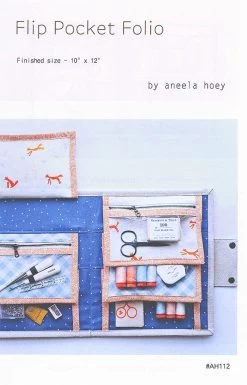 Flip Pocket Folio Sewing PatternAneela Hoey #AH-112