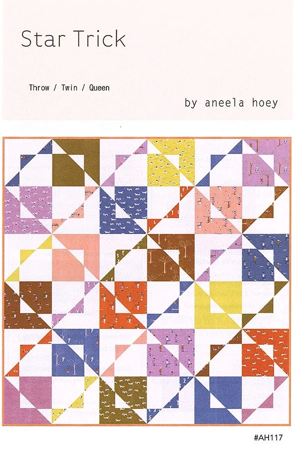 Star Trick Quilt PatternAneela Hoey #AH-117 1 Star Trick Quilt PatternAneela Hoey #AH-117