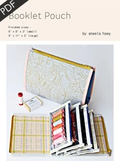 Booklet Pouch Downloadable PDF Sewing PatternAneela Hoey