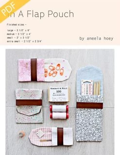 In A Flap Pouch Downloadable PDF Sewing PatternAneela Hoey