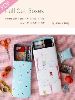 Pull Out Boxes Downloadable PDF Sewing PatternAneela Hoey