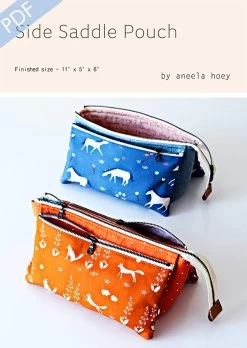 Side Saddle Pouch Downloadable PDF Sewing PatternAneela Hoey