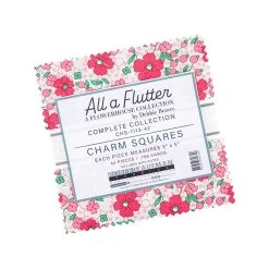 Flowerhouse All A Flutter Charm PackDebbie Beaves For Robert Kaufman Fabrics