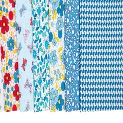 Flowerhouse All A Flutter Charm PackDebbie Beaves For Robert Kaufman Fabrics -Fabric Sewing Store all a flutter cu4