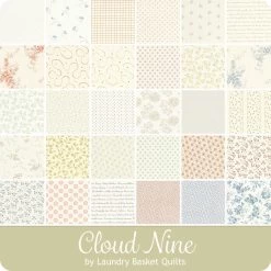 Cloud Nine 10" SquaresLaundry Basket Quilts For Andover Fabrics -Fabric Sewing Store ando cloud nine ydg 900 new 4