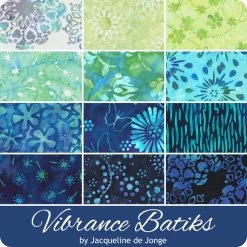 Vibrance Batiks Half Yard BundleJacqueline De Jonge For Anthology Fabrics -Fabric Sewing Store anth vibrancebatiks ydg cs 2 2