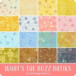 What's The Buzz Batiks Half Yard BundleAnthology Fabrics