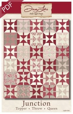 Junction Downloadable PDF Quilt PatternAntler Quilt Design