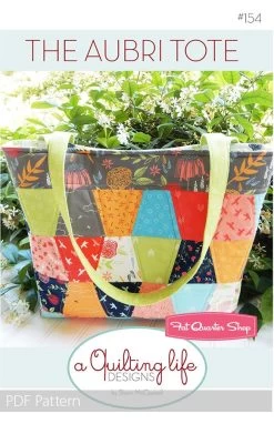The Aubri Tote Downloadable PDF Sewing PatternA Quilting Life Designs