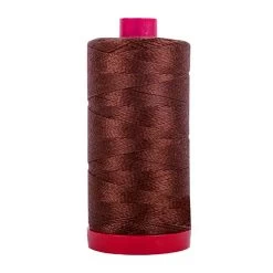 12wt Aurifil Chocolate 100% Cotton Mako ThreadAurifil #MK12-2360