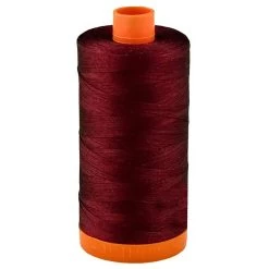 50wt Aurifil Dark Carmine Red 100% Cotton Mako ThreadAurifil #MK50-2460