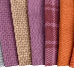 Autumn Gatherings Flannels Fat Eighth BundlePrimitive Gatherings For Moda Fabrics -Fabric Sewing Store autumn gatherings flannels cu4 7