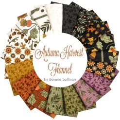 Autumn Harvest Flannel Fat Quarter BundleBonnie Sullivan For Maywood Studio