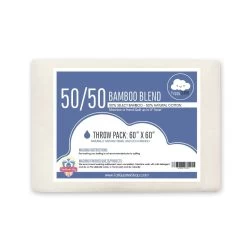Throw 50/50 Bamboo Blend Happy Cloud Quilt BattingFat Quarter Shop