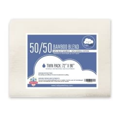 Twin 50/50 Bamboo Blend Happy Cloud Quilt BattingFat Quarter Shop