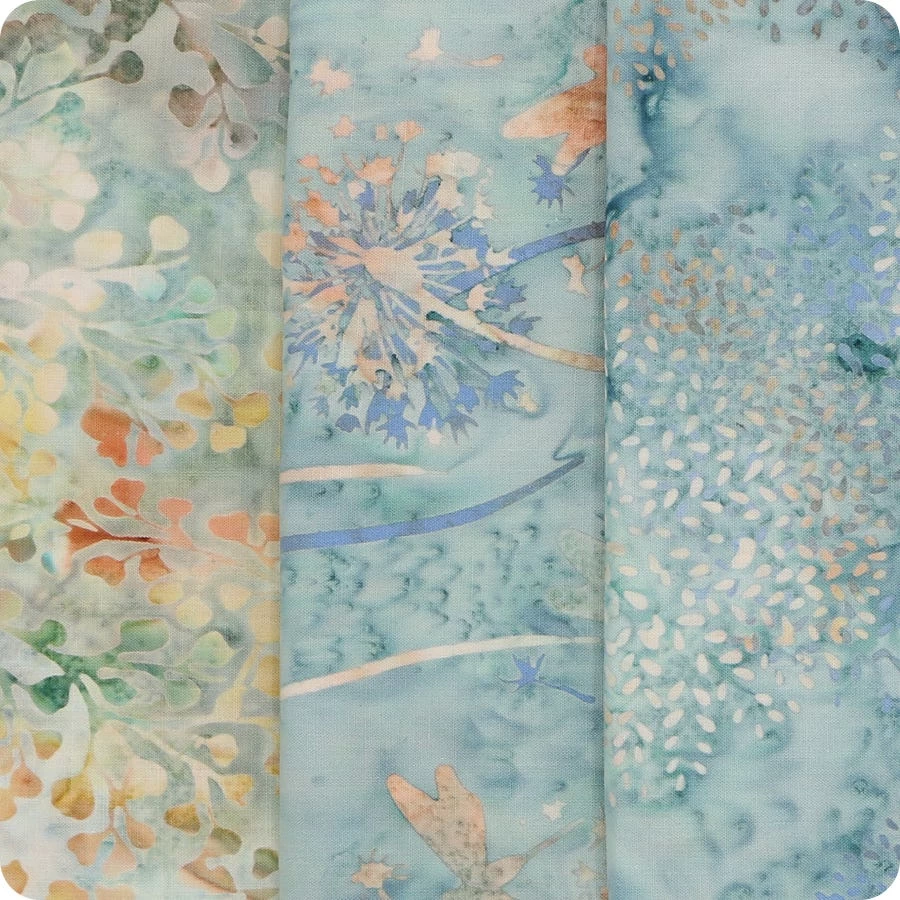 Dandelion Wishes Batiks Fat Quarter BundleHoffman Fabrics 4 Dandelion Wishes Batiks Fat Quarter BundleHoffman Fabrics - Image 4