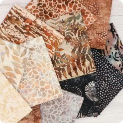 Natural Beauty Batiks Fat Quarter BundleHoffman Fabrics -Fabric Sewing Store batik 0923 6