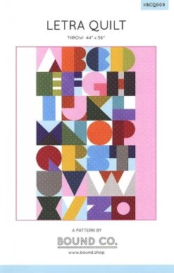 Letra Quilt PatternBound Company #BC-Q009