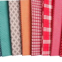 Bee Plaids 5" StackerLori Holt For Riley Blake Designs -Fabric Sewing Store bee plaids cu6 3