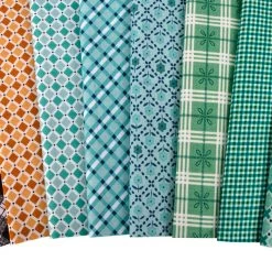 Bee Plaids Half Yard BundleLori Holt For Riley Blake Designs -Fabric Sewing Store bee plaids hyb cu3