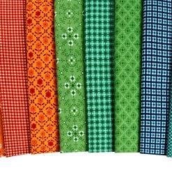 Bee Plaids Half Yard BundleLori Holt For Riley Blake Designs -Fabric Sewing Store bee plaids hyb cu5