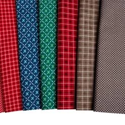 Bee Plaids Half Yard BundleLori Holt For Riley Blake Designs -Fabric Sewing Store bee plaids hyb cu7