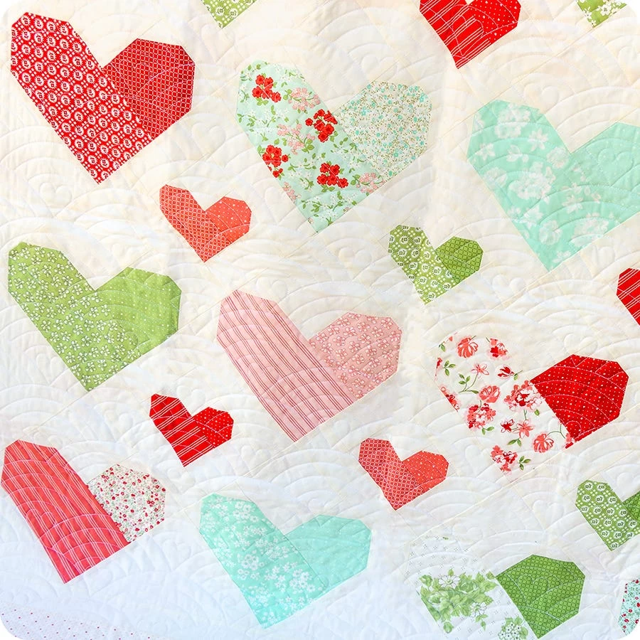 Be Still My Heart Quilt KitFeaturing Lighthearted By Camille Roskelley 3 Be Still My Heart Quilt KitFeaturing Lighthearted By Camille Roskelley - Image 3