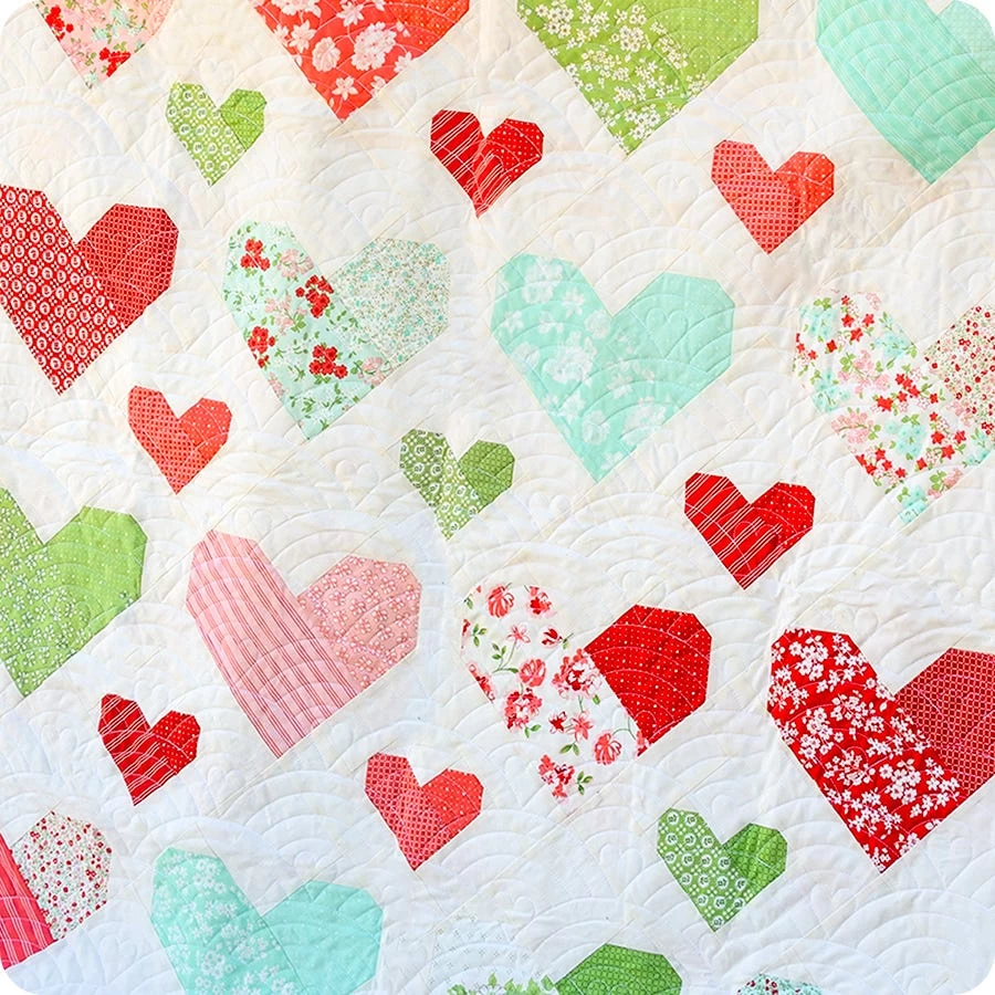 Be Still My Heart Quilt KitFeaturing Lighthearted By Camille Roskelley 6 Be Still My Heart Quilt KitFeaturing Lighthearted By Camille Roskelley - Image 6