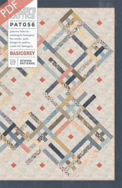 Baker's Lattice Downloadable PDF Quilt PatternBasicGrey