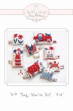 Tag You're It! Pincushions Sewing PatternBunny Hill Designs #BHD-2173