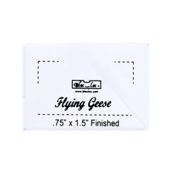Bloc_Loc .75" X 1.5" Flying Geese Square Up RulerBloc_Loc #BL-FG