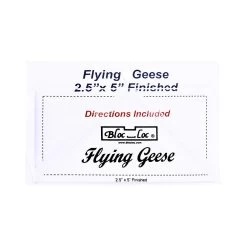 Bloc_Loc 2.5" X 5" Flying Geese Square Up RulerBloc_Loc #BL-FG